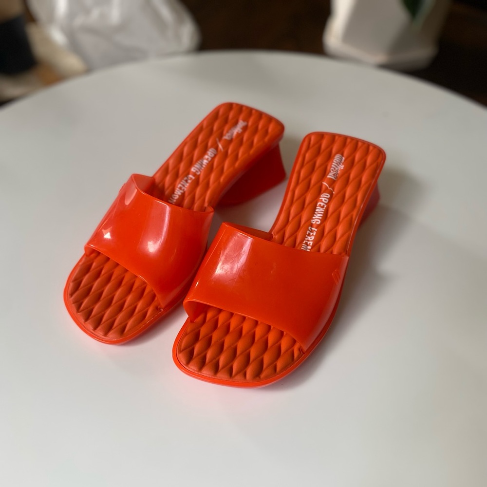 New Melissa open ceremony in Orange size 5 woman